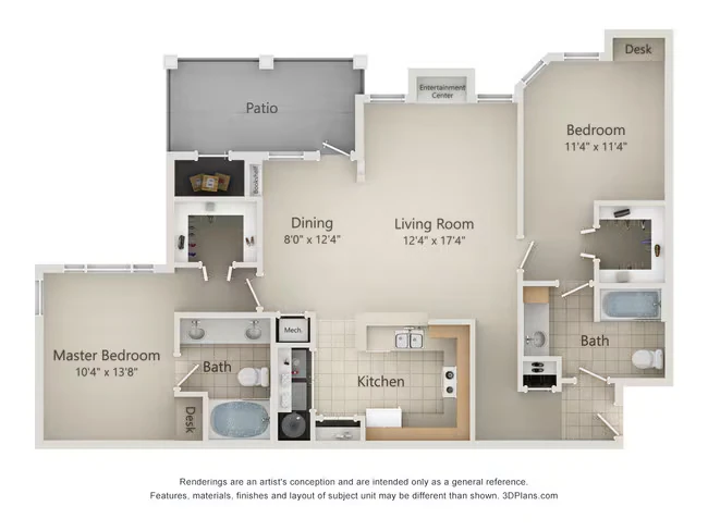 The Stonefield 1024 floor plan